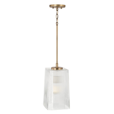 Luminaire suspendu simple à 1 lumière Kayda