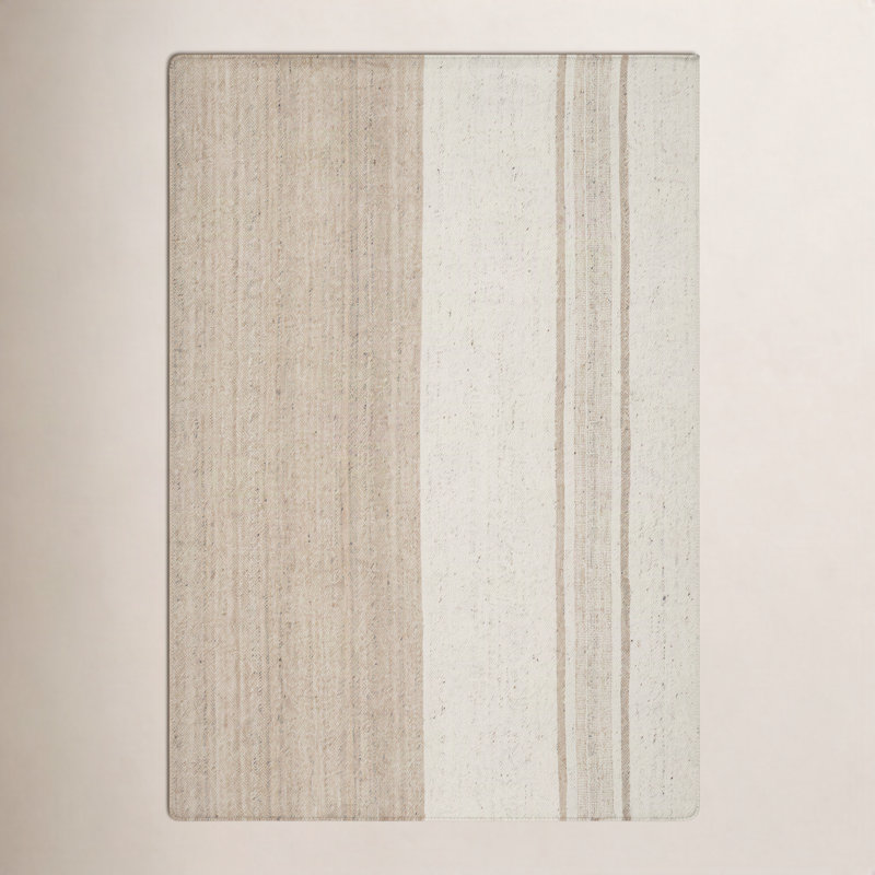 Tapis rectangulaire en laine Maia, Rectangle 5 pi x 7 pi 6 po