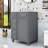 Chic 24-Inch 2 Drawers Bathroom Vanity with Ceramic Sink and Space-Saving Design-90143519-85270376