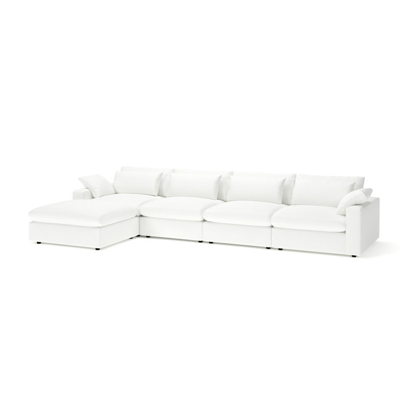 Remy Sectional, John Linen Flour Linen Blend