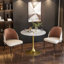 Cleofus Round Metal Base Dining Table-2066672971-2073071904-2074318862