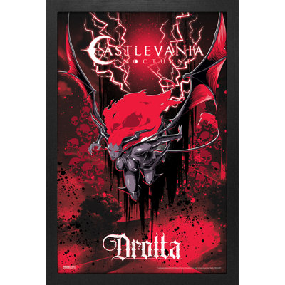 Impression encadrée Castlevania: Nocturne - Drolta Flying 11 x 17