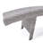 Grey Chaise Lounge With Aluminum Structure - Create A Stylish Outdoor Space Frame Peaceful Retreat