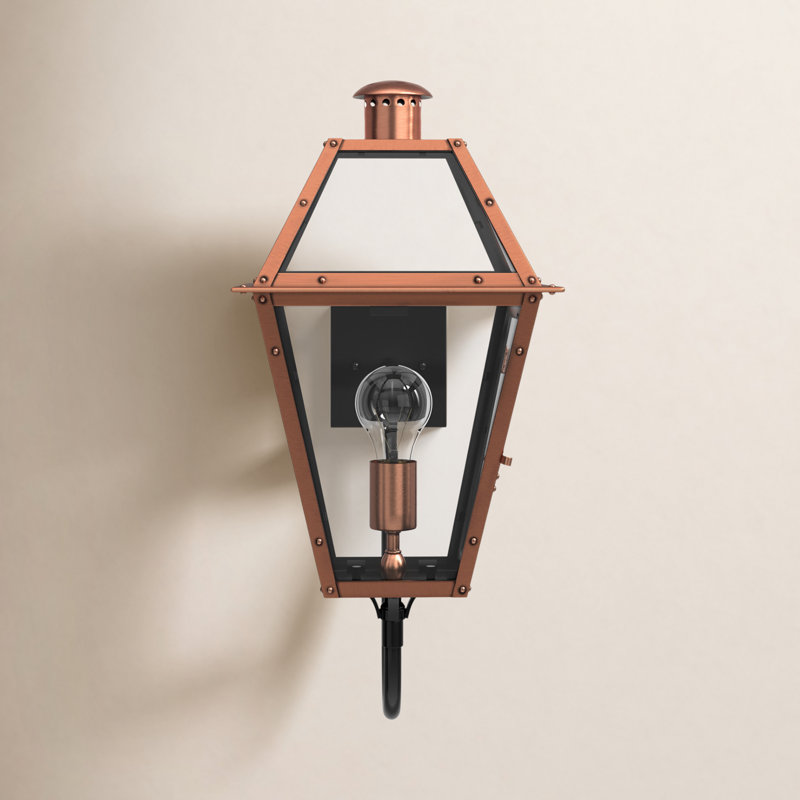 Rue De Royal Wall Light, Aged Copper
