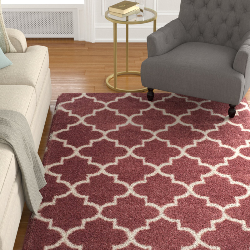 Bertl Sgm-Montreal Plush Performance Geometric Rug, Rectangle 5'3" x 7'6"
