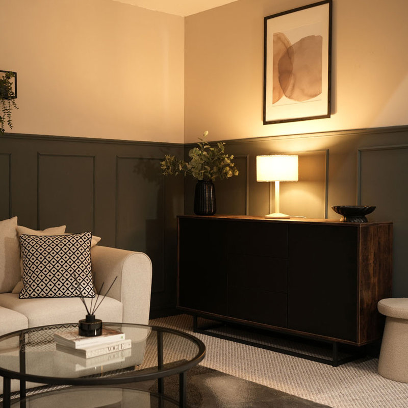 Carballeira Table Lamp, Cream, Yes
