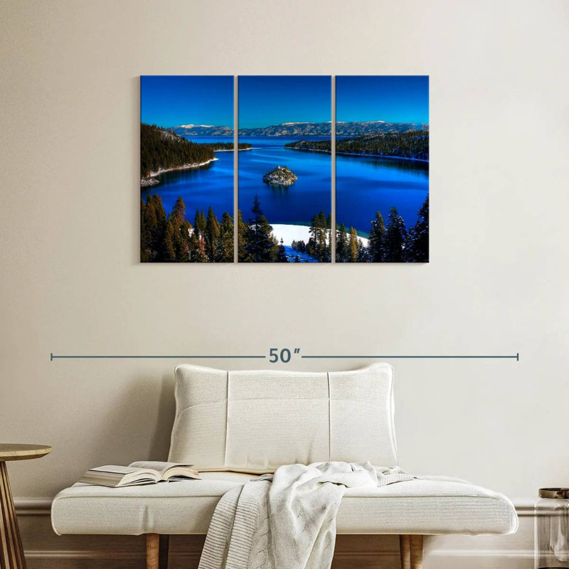 Emerald Bay d'Alvord Lake Tahoe, H 24 po x l 38 po