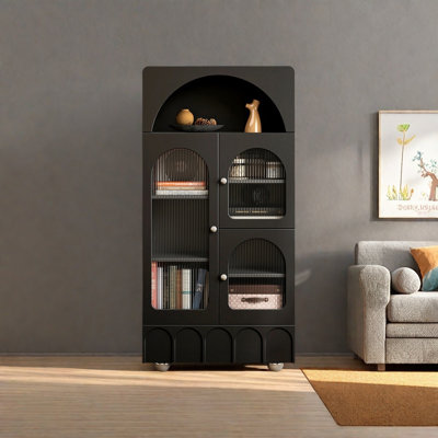 American style light luxury retro bookcase