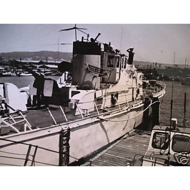 Maquette de bateau USCG Cape Carter (WB-95309), H 10 po x l 36 po x P 5 po
