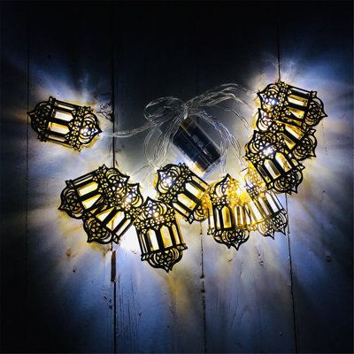 string lights Led String Eid Mubarak Curtain Lights Decorative Holiday Lights Lantern