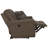 55.5" Dual Reclining Upholstered Loveseat with Accent Pillows-73230067-72273613