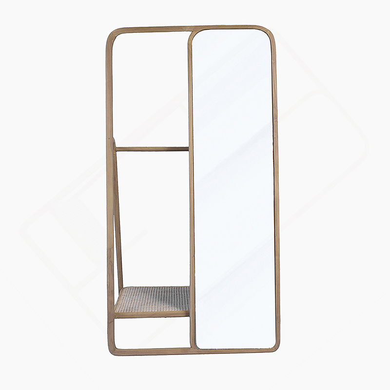 38 X23 X71.5" Clothes Hanger With Mirror,Large