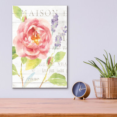«Maison Des Fleurs 3 C» par Danhui Nai, art mural en verre acrylique
