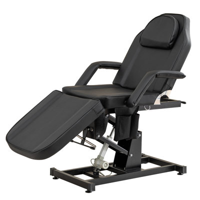 Table de massage électrique pliante, robuste (200 kg), hauteur réglable par télécommande, revêtement en PU, idéale pour le tatouage, l'épilation, les spas et les soins médicaux.