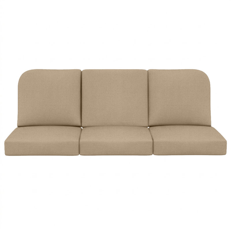 Ensemble de coussins de canapé Sunbrella® avec mousse à haute densité de 5 po, ensemble de 3 coussins de banc