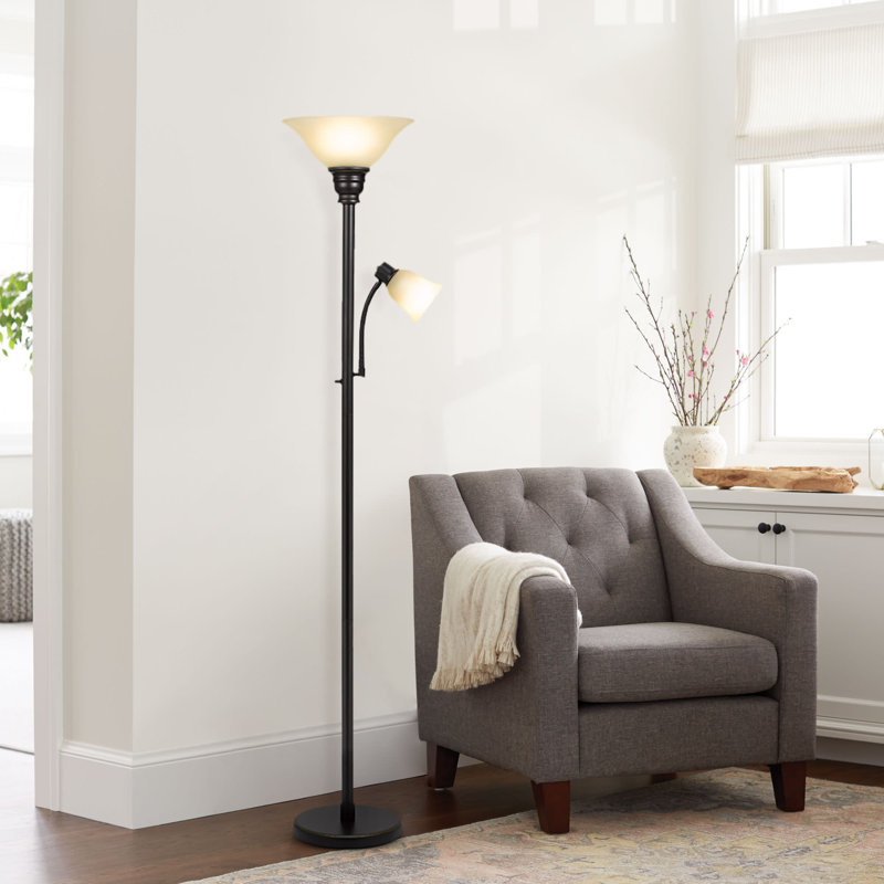 Carie Kerrington Floor Lamp with Reading Light