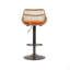 Ensemble de 2 tabourets de bar modernes pivotants avec repose-pieds réglables pour la cuisine et la salle à manger-116565911