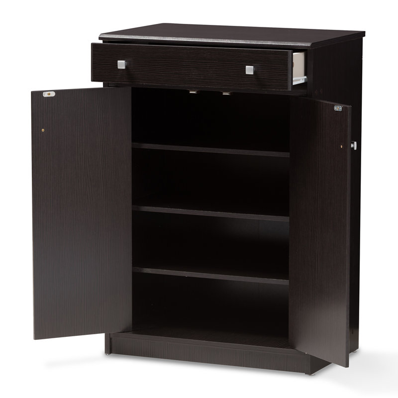 Volya 8 Pair Shoe Storage Cabinet