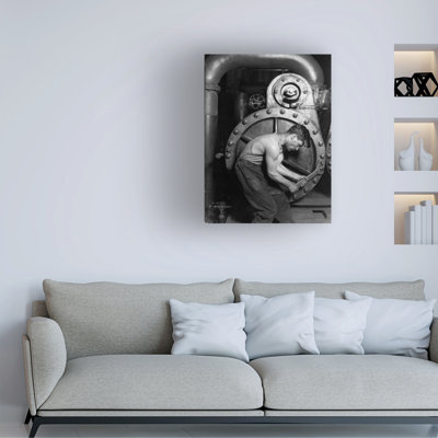 Marcus Jules Steel Worker Canvas Art
