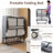 Folding Bed with Mattress (75 x 38 inch), Portable with Storage Cover and Metal Frame, Ideal for Adults, No Box Spring Needed, Strong Support-619662087
