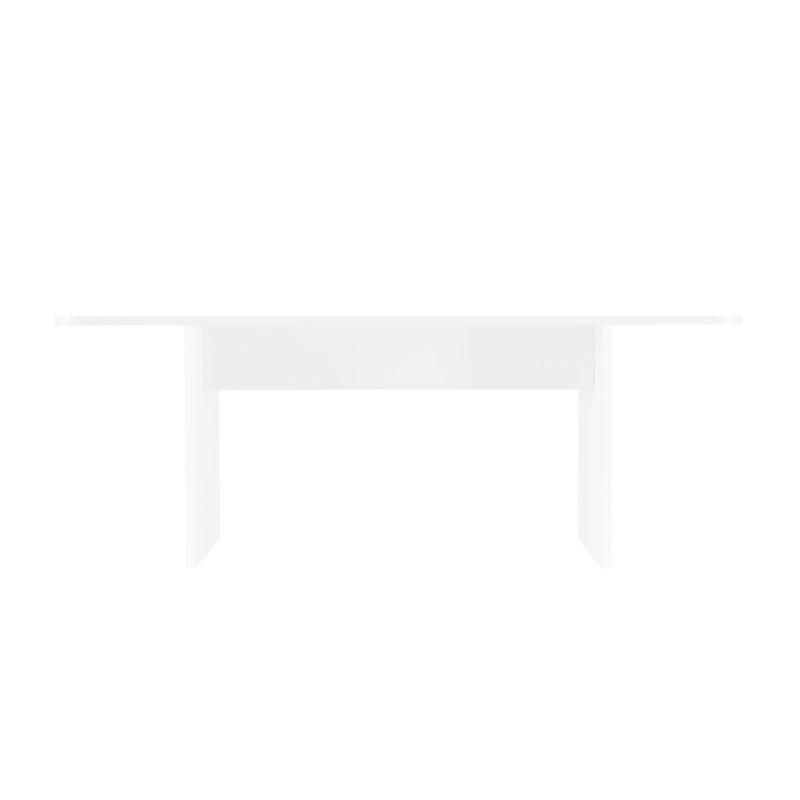 Ella 78.7" Modern Dining Table in White