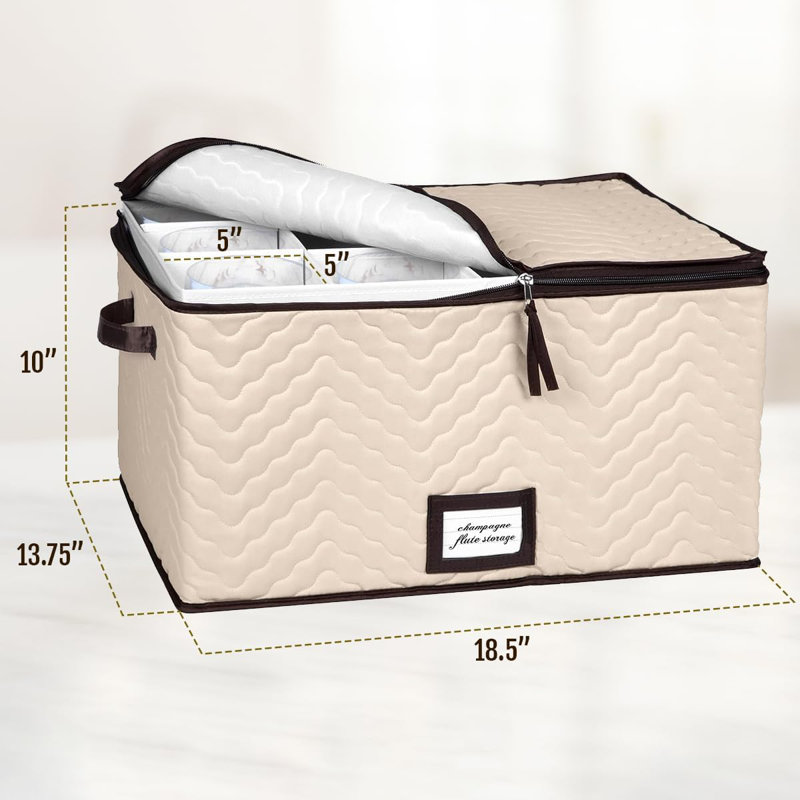 Microfiber Stemware Storage