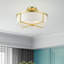 Plafonnier semi-encastré 3 lumières 16 po Charlieann-54284035
