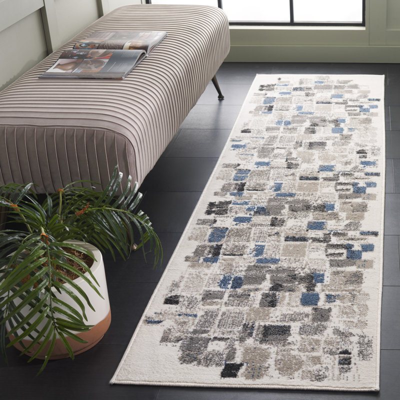 Nagelly Performance Abstract Rug, Runner 2'2" x 8'