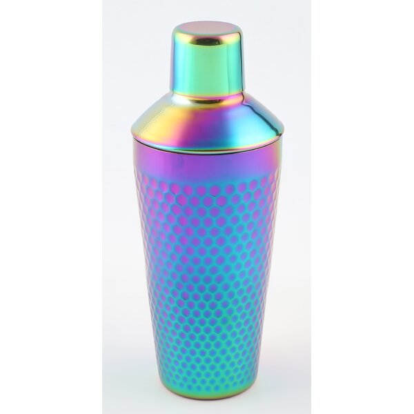 Cambridge Silversmiths Champagne Gold Faceted Cocktail Shaker