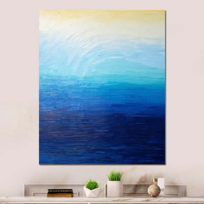 «Blue Spectral Solitude I» sur métal