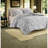 -Piece King Bedding Sets, Polyester Microfiber, Modern Gray Comforter Set