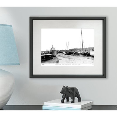 Upchurch, Otterham Quay, Low Tide C1955 by Francis Frith - Single Picture Frame Print