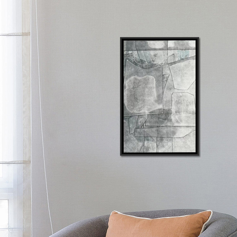 « codex », impression sur toile, H 26 po x l 18 po x P 1,5 po, Toile avec cadre noir, Pas de tapis