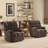 Heald 40.94"W Upholstered Swivel Rocker Recliner-1191926214