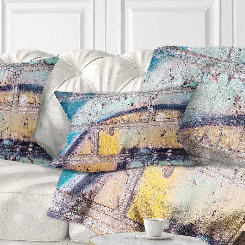 Coussin mural Street Art Graffiti, Rectangulaire, 12 po x 20 po