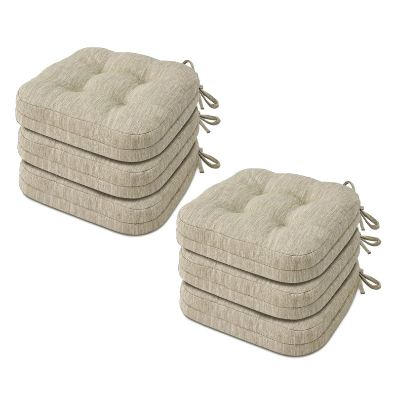 Coussin de chaise d'intérieur 3,7 po, Beige