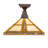 17" Square Prairie Straw Flushmount