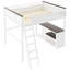 Lit mezzanine avec bureau