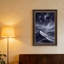 Art mural bleu monochromes du désert sous un ciel étoilé-133915120