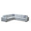 237.8" Wide Symmetrical Corner Sofa