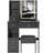 29.2" Small Size Left Drawer Desktop Vanity Table + Cushioned Stool,2 AC+2 USB Power Station,Hair Dryer Bracket,Extra Large Touch Control Sliding LED Mirror,Tri-color Switching,Brightness Adjust