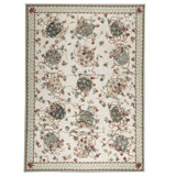 Hand-Knotted High-Quality Ivory and Beige Area Rug