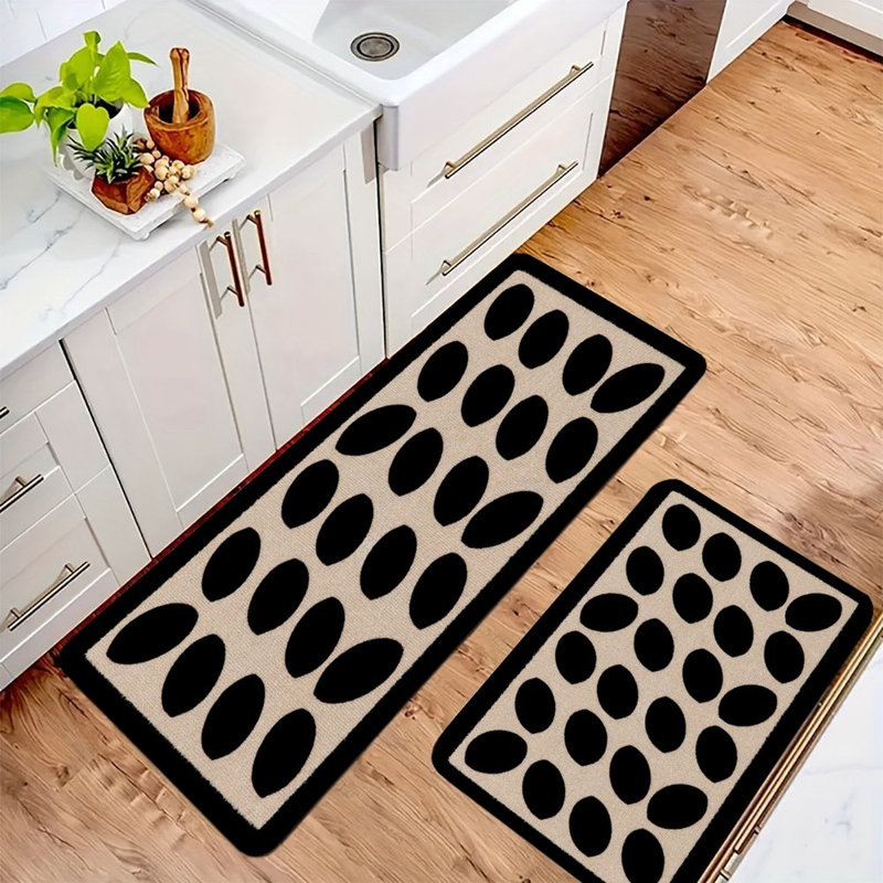 Egg Pattern, Kitchen Mats Set of 2
