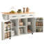 Wood Kitchen Island-126649113