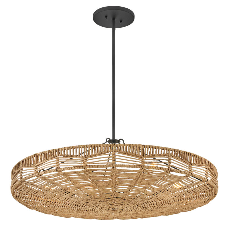  Lustre tambour 6 lumières