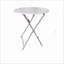 Ensemble de 2 tables de bar pliantes, conception peu encombrante avec pieds amovibles et pieds antidérapants pour une utilisation polyvalente
