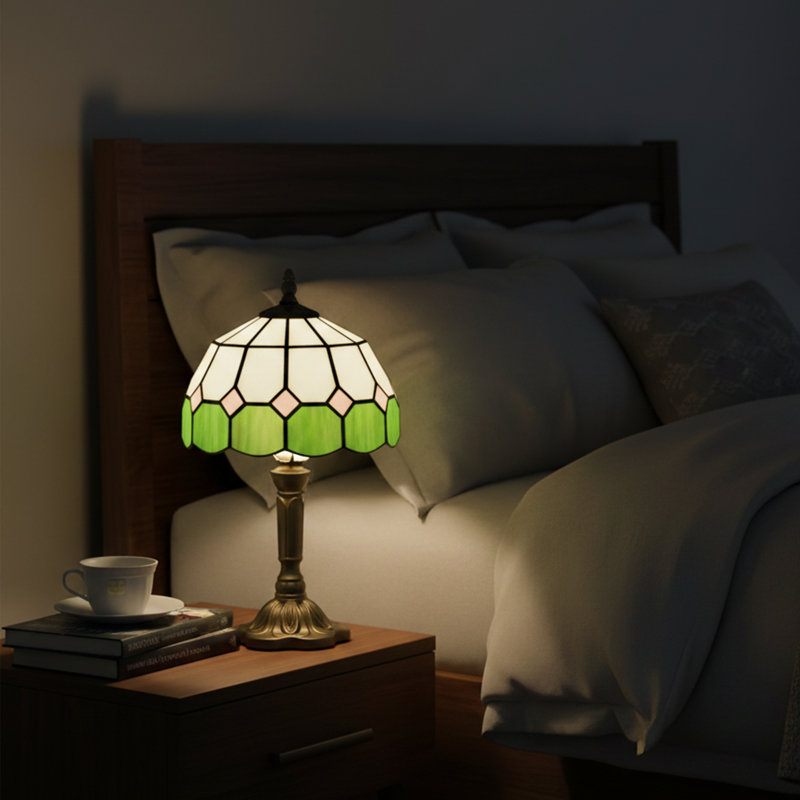 Zinc Alloy Desk Lamp Lamp, Green