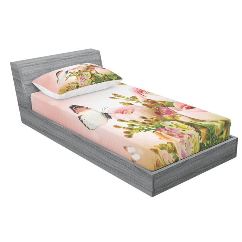 Microfiber Sheet Set, Twin Sheet Set + Fitted Sheet + 1 Pillowcase
