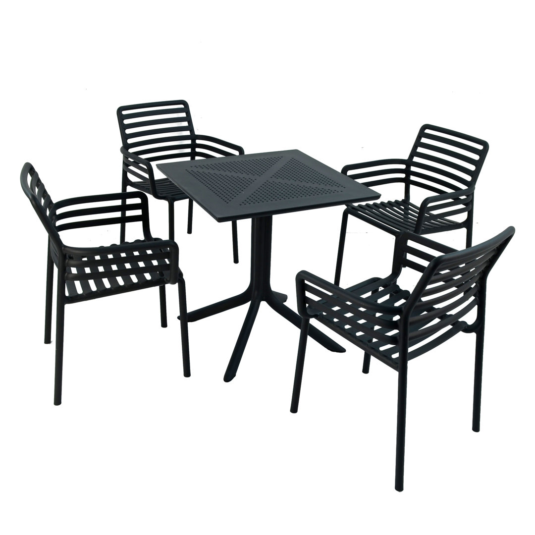 4 - Person Patio Dining Set with Square Table