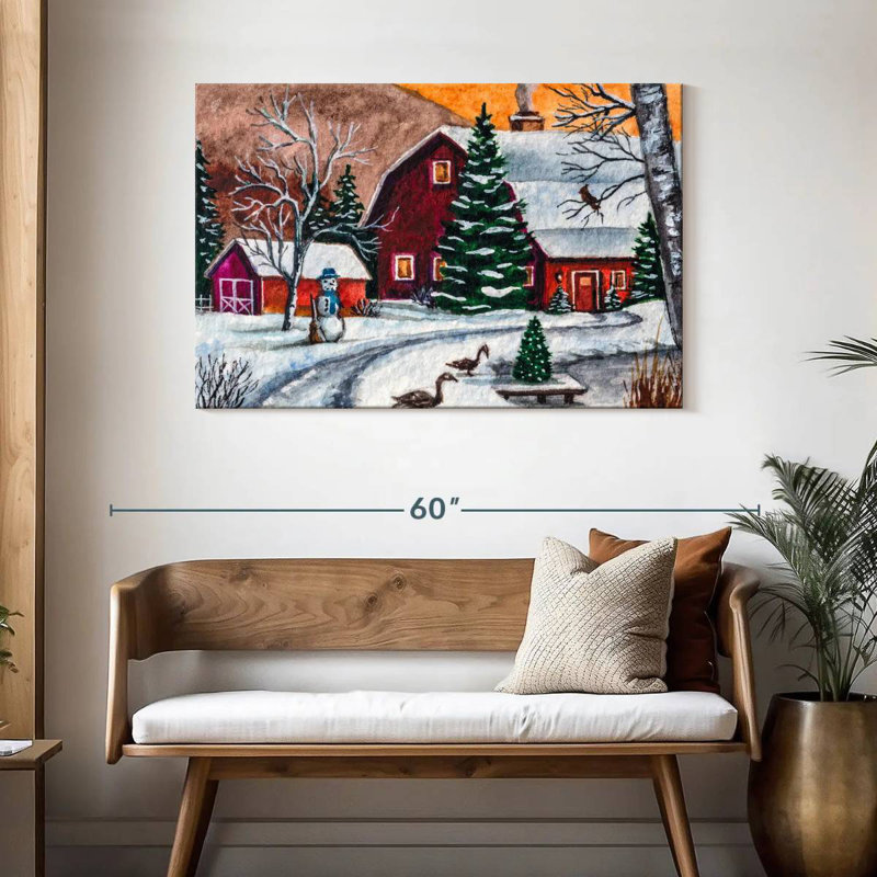 Ferme de Noël, H 30 po x l 45 po